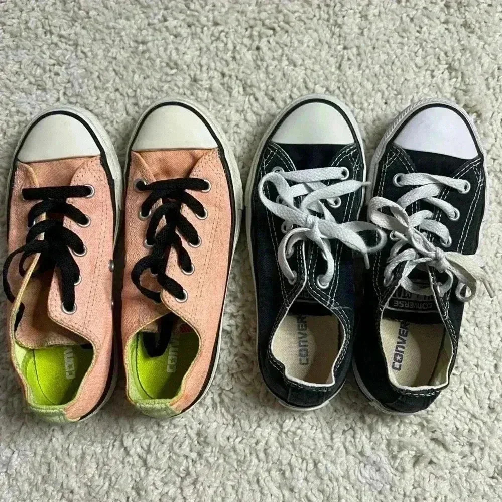 Lot of 2 Size 13 Low Top Chuck Taylor All Star Converse
